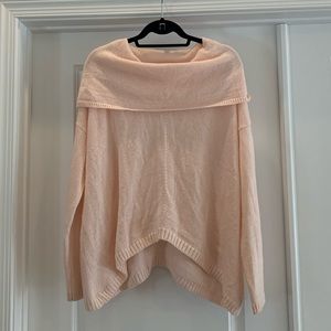 Pink slouchy sweater